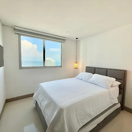 Exclusivos En Edificio Frente Al Mar Palmetto Apartamento Cartagena